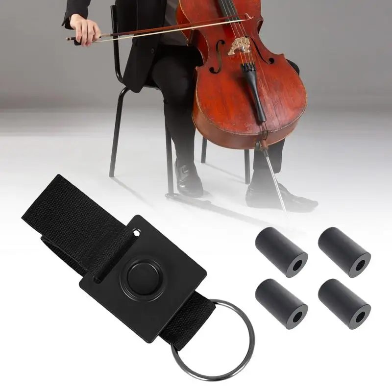 Musical Instrument Stopper Endpin Instrument Stopper Cello Adjustable Stop Strap Thick Pad Antiskid Device O-Ring Non-Slip Floor