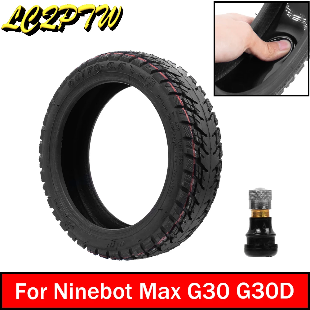 

Бескамерная шина 60/70-6,5 для внедорожника, вакуумная шина для NINEBOT Max G30 G30D/E, самовосстанавливающаяся шина для электрического скутера, взрывозащищенные шины