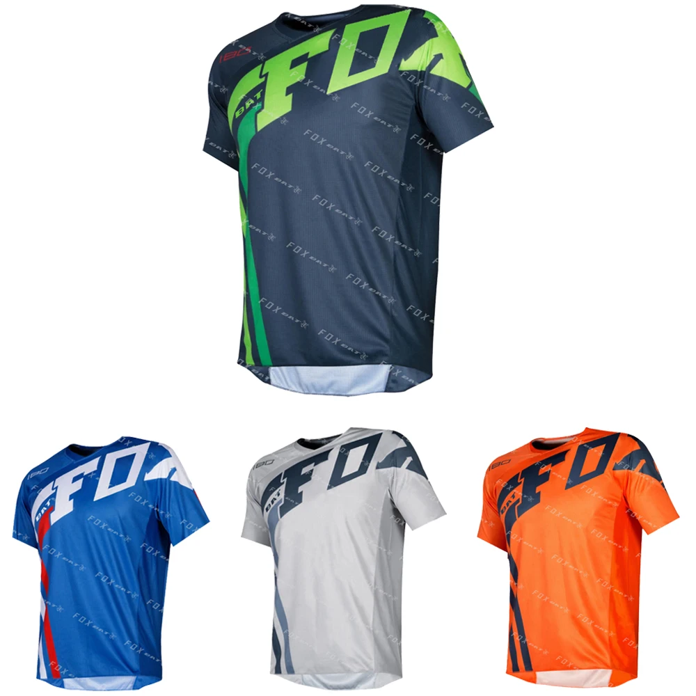 

Cycling Sweatshirt Quick Dry Bat FOx MTB T-Shirt Motocross Mountainbike Clothing Cycling Sweatshirt Men's Downhill Jersey