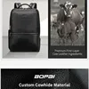 BOPAI Wholesale High End Bsci Bopai Business Cowhide Anti Theft 15.6 Inch Laptop Usb Charging Custom Luxury Men Real Leather Bac 2