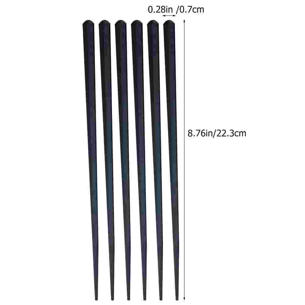 Of Japanese Style Anti-slip Hotpot Pointed Japanese Sushi Hot Pot Chopsticks Hexagon Shape Non-Slip Anti-slip Hotpot Pointed 6