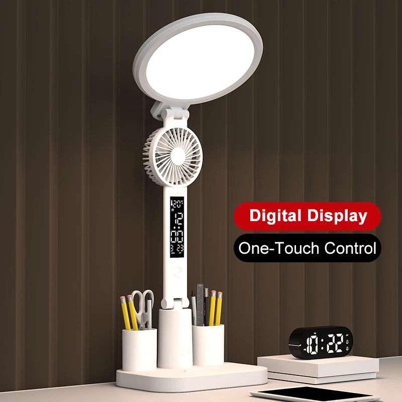 LED Clock Desk Lamp Image 13