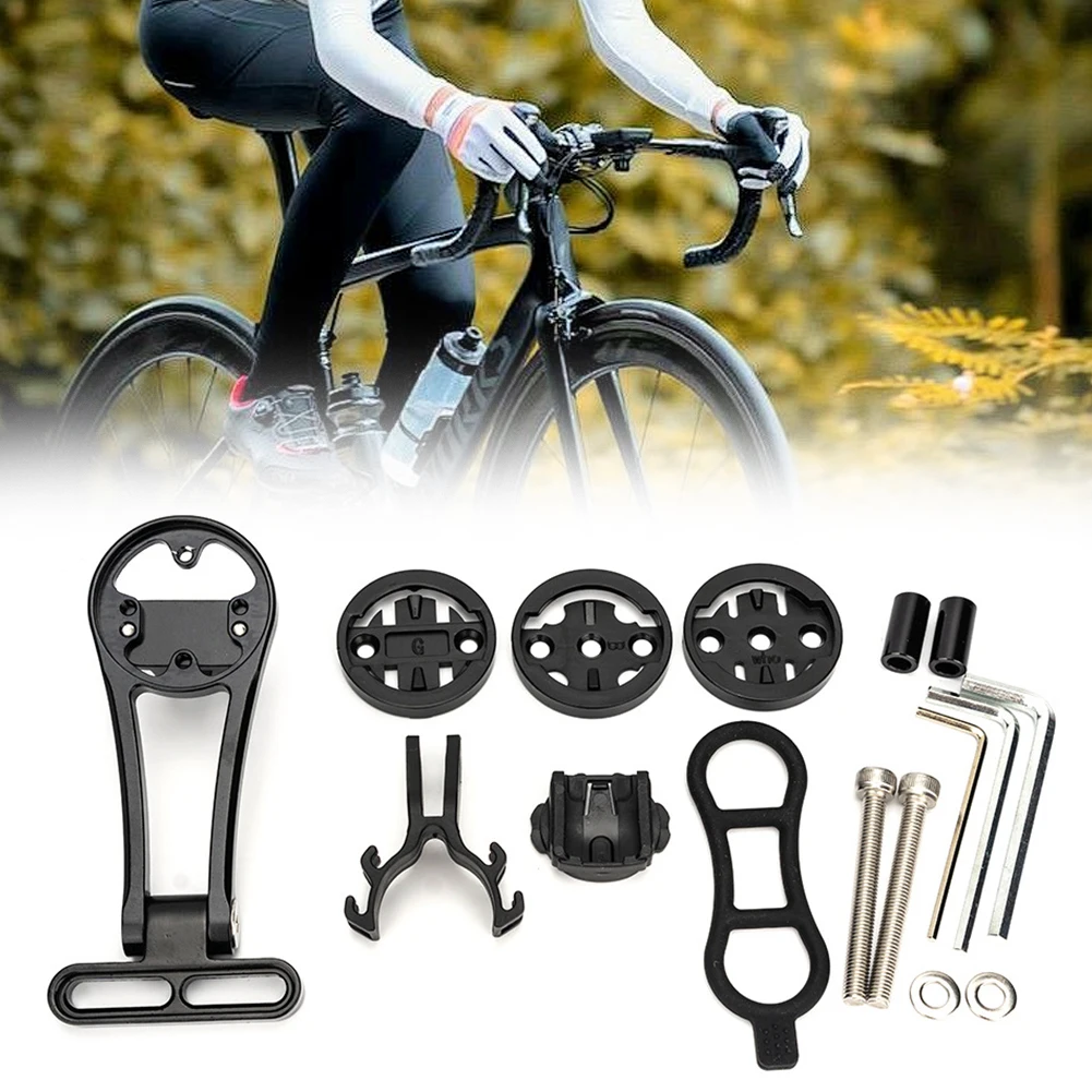 Adjustable Bicycle Computer Holder Aluminum Alloy Bicycle Stem Computer Mount Mountian Bike Stopwatch Stand Bike Accessories