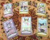 Melody Kuromi Cinnamoroll Cards Tarot Divination Star sign Hello Kitty Sanrio Melody 78 Cards Board Game Deck Oracle Card Party 4