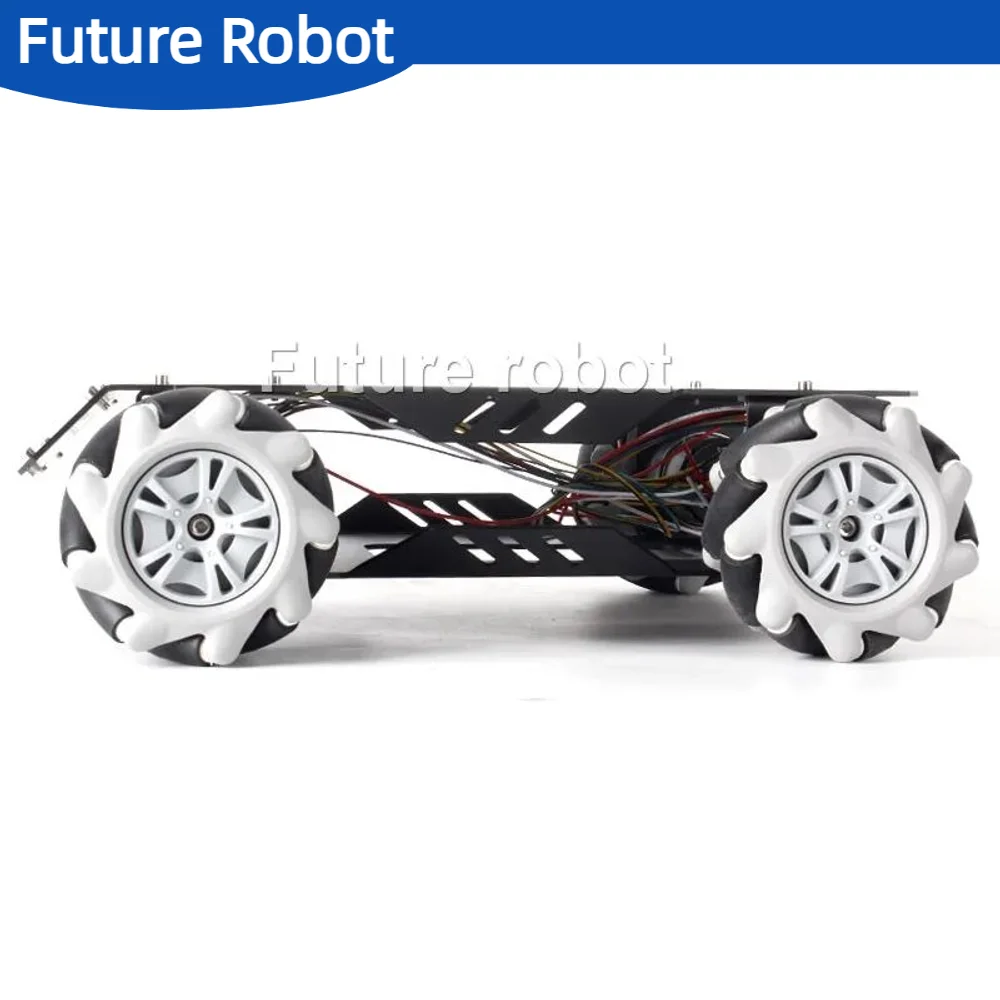 10-25kg Load V3 Mecanum Wheel Robotic Car Aluminum Frame with Metal Motor RC Car for Arduino Robot DIY Kit Ps2 Programmable Kit