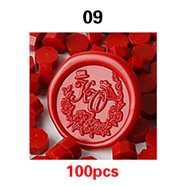 100pcs Retro Octagonal Wax Seal Stamp Scrapbook Material Wax Seal Retro  Craft Decoration Birthday Wedding Stamp Hobby Diy Supply - Wax - AliExpress