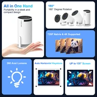 Magcubic Mini Portable HY300 Pro Projector 4K Full HD Native 720P 260ANSI BT5.0 Android 11 Home Theater Outdoor Projector 2