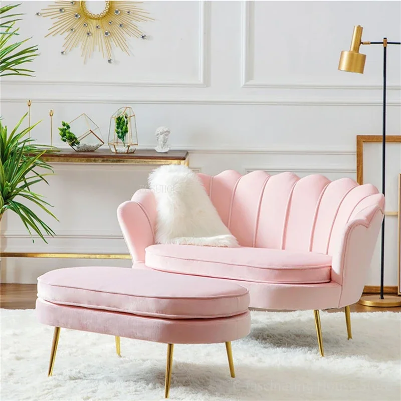 Modern Sofas Living Room Furniture Small Living Room Sofa Chair Nordic Accent Chair Light Luxury Sofa Chairs Double Seat
