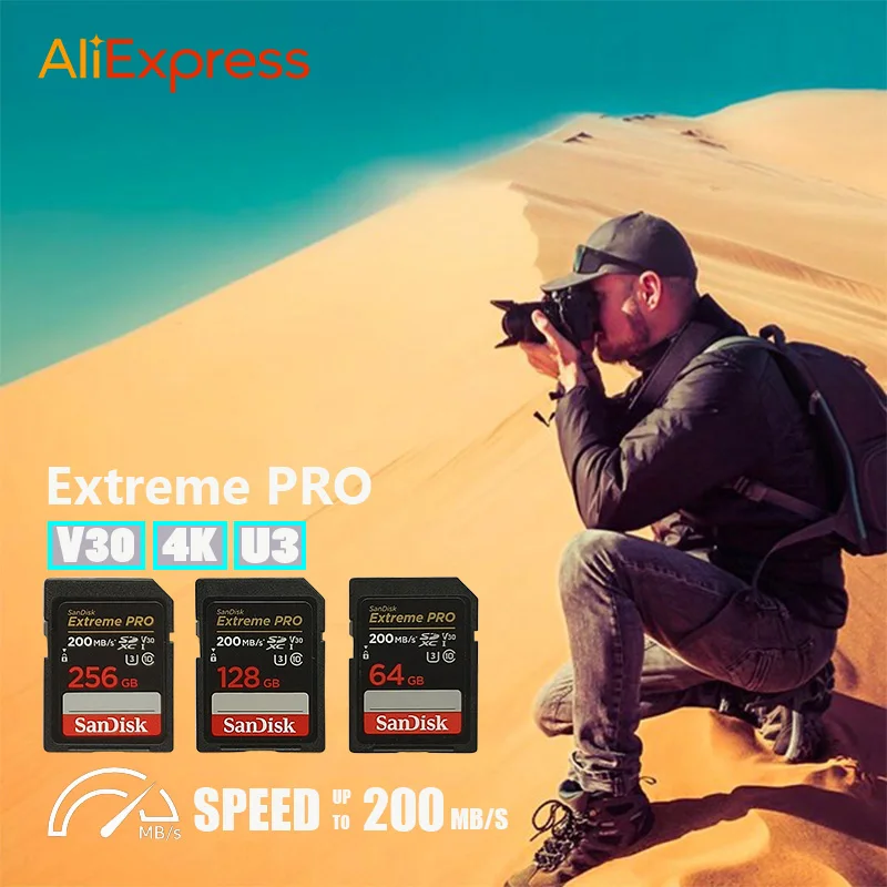 SanDisk Original SD card Ultra 32GB SDHC 64/128/256/512GB SDXC Memory ...