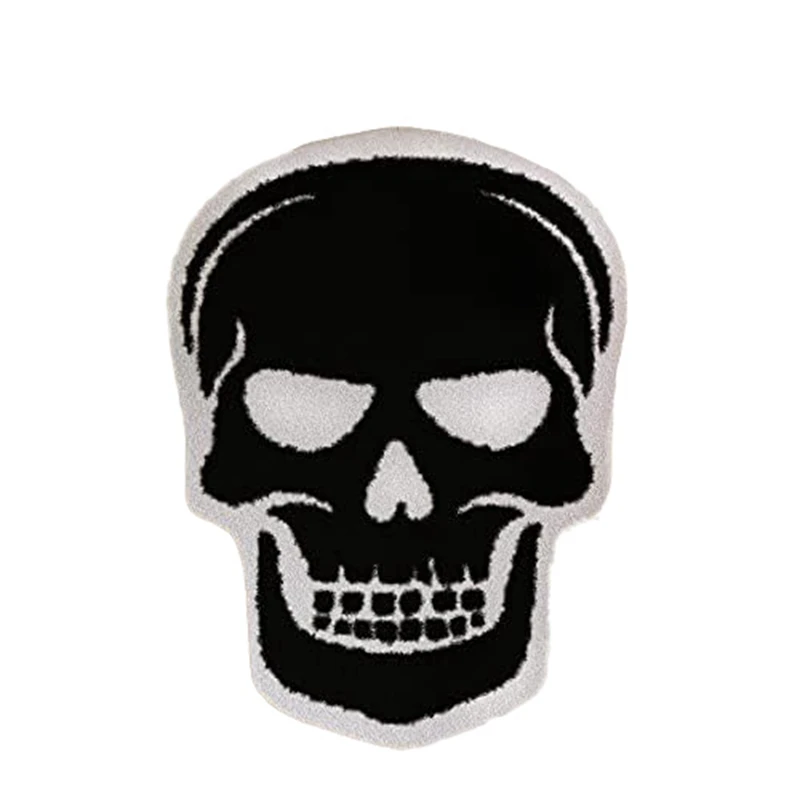 

1 Piece Skull Bath Mat Skulls Halloween Bathroom Mats Home Decor For Kitchen Rugs Bathmat Spooky Gift