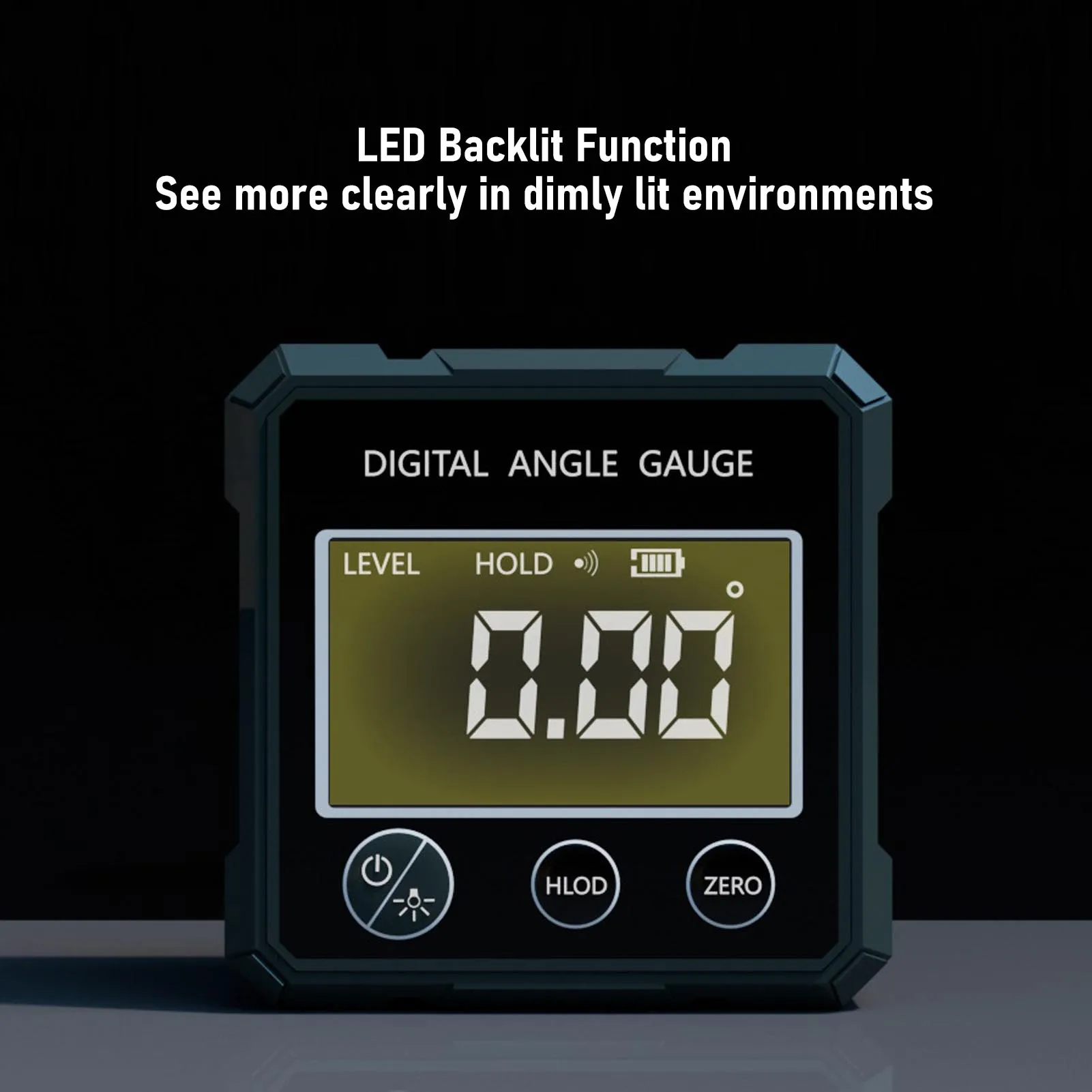 Digital Inclinometer High Accuracy IP54 Water Proof Backlit Display Digital Level and Angle Finder for Furniture Construction