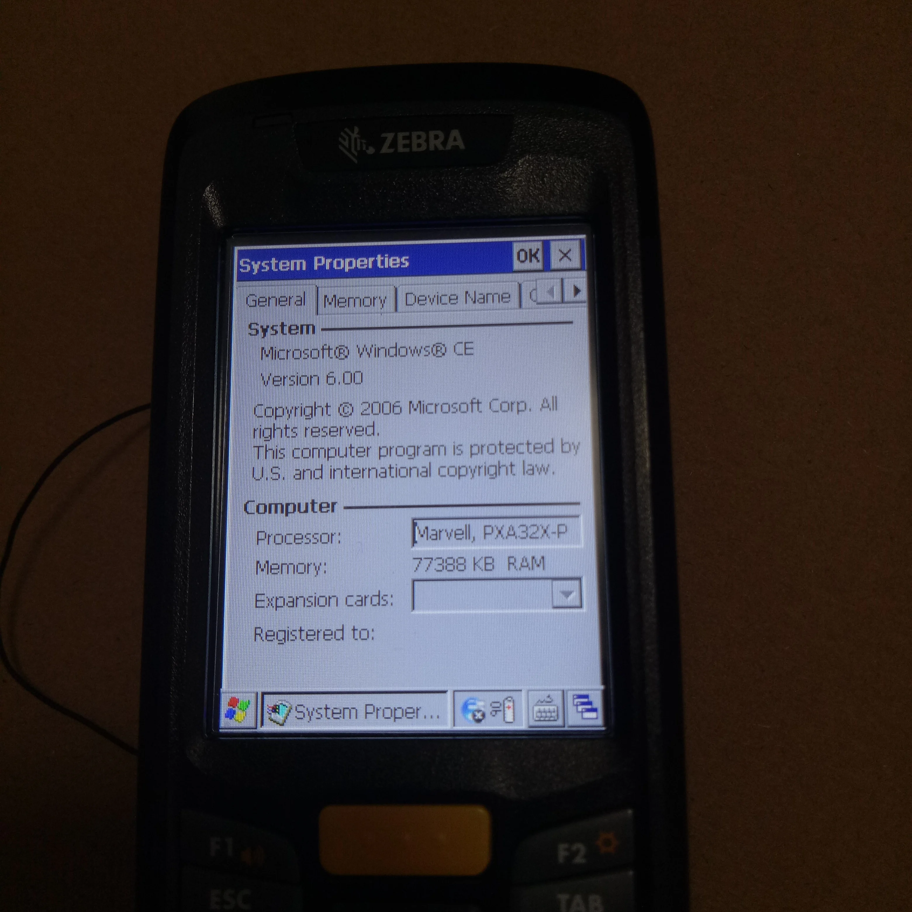 PDA Zebra Motorola MC2180 MC2100 Data Collector Handheld Computer Scanner