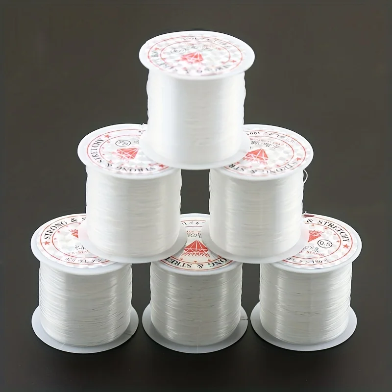 1 Roll Transparent inelasticity Cord Wire for Necklace Bracelet   Beading Fishing line Strings Craft DIY Jewelry Findings