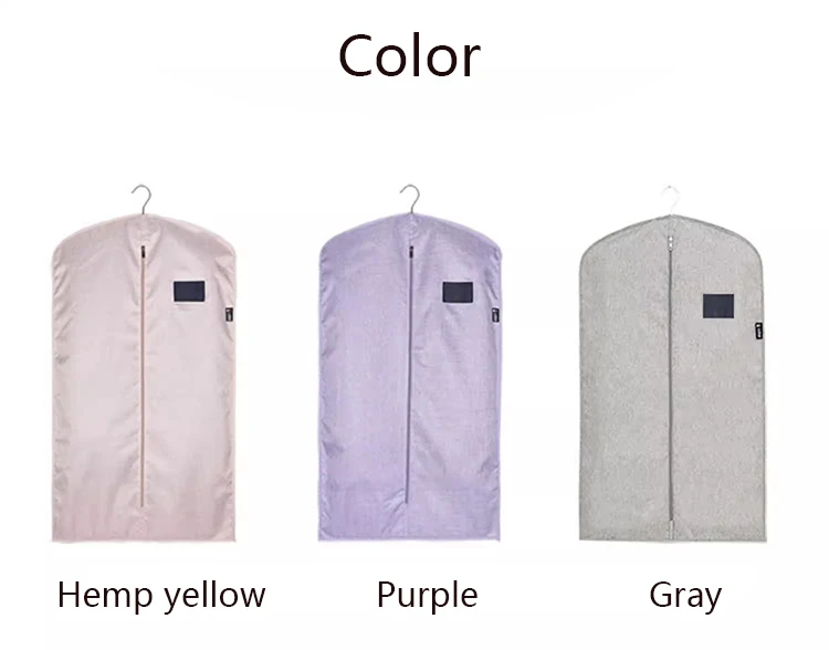 Description Picture 6 of itemClothes Dust Cover Hanging Organizer Wardrobe Garment Dress Coat Bags With Zipper Suit Case Dustproof Clothing Cover Oxford