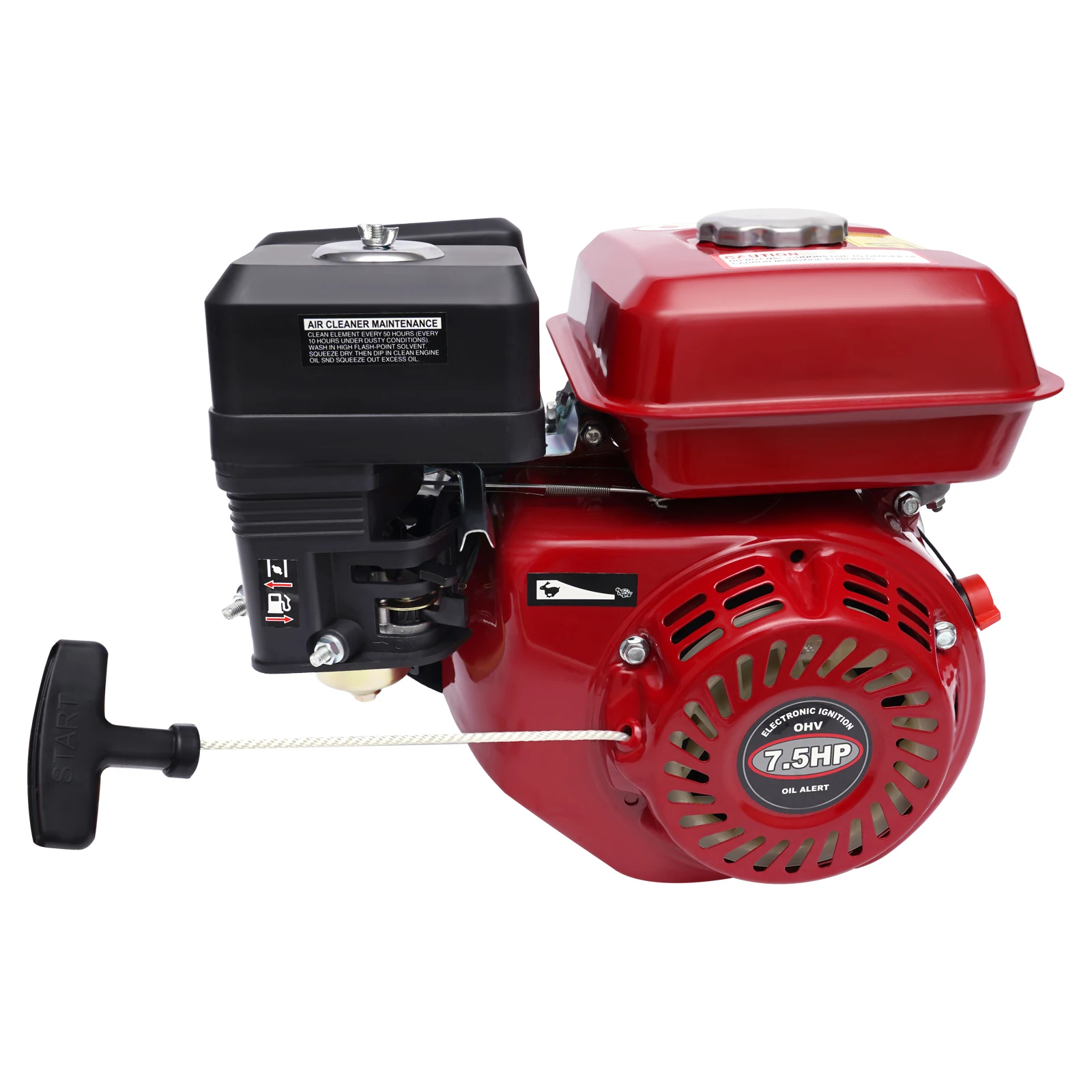 7.5HP 4-Stroke 4KW/5.1KW Gasoline Powered Portable Petrol