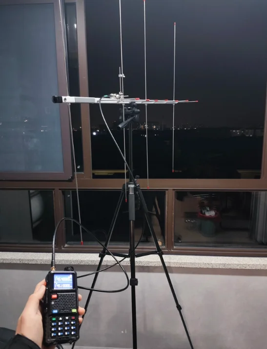 JYR-U7V4 휴대용 UV 144/433 MHz 15dbi 위성 SSTV 야기 안테나