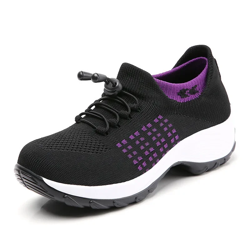 

Women Casual Sneakers Fashionable Vulcanize Shoes Platform Spring Running Sport Sneakers Breathable Tennis Air Large Size Shoes