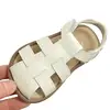 2025 New Gladiator Sandals For Kids Girls Closed Toe Baby Summer Shoes 1-2-3 years Solid Baby Sandals Toddler Barefoot Shoes 2