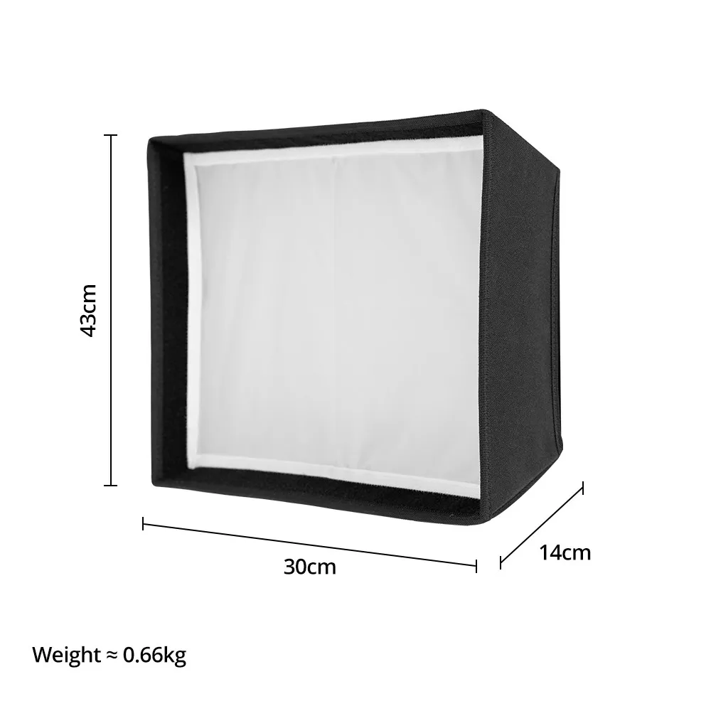Godox LEDP260C LED 비디오 소프트 라이트 디퓨저 Godox LED 비디오 라이트용 허니컴 그리드 소프트박스(소프트박스만 해당)