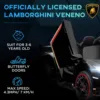 Aosom Lamborghini Veneno Licensed Kids Electric Car with Bluetooth, 12V Ride on Car with Butterfly Doors, Remote Control, Portab 6