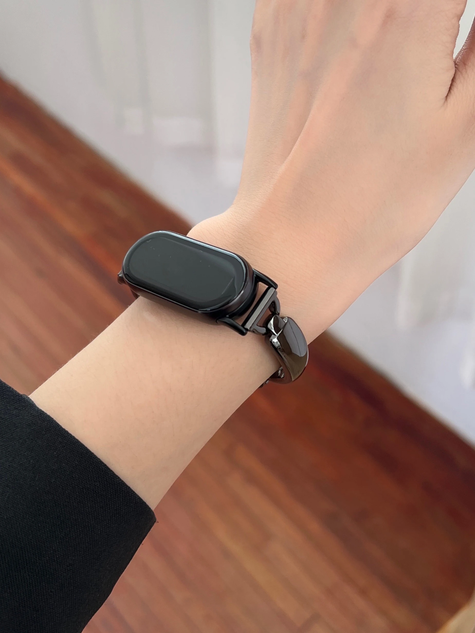 Edelstahlarmband für Xiaomi Mi Band 9 8/NFC Smart Armband Metallersatz für Miband 10 9 Smartwatch Correa Zubehör – Detail 18
