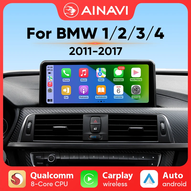 Ainavi Wireless Apple Carplay Multimedia Display Screen Android Auto
