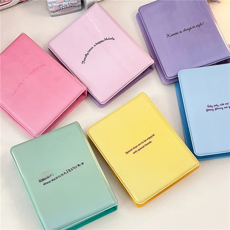 MINISO Hello Kitty Card Book Photo Album 3-Inch Mini Truck Card Binder Stationery Organizer