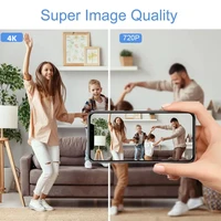 HD 4K Mini WiFi Clock Camera, Supports Mobile Detection, Remote Viewing, Circular Storage, Home Nanny Style WiFi Camera 2