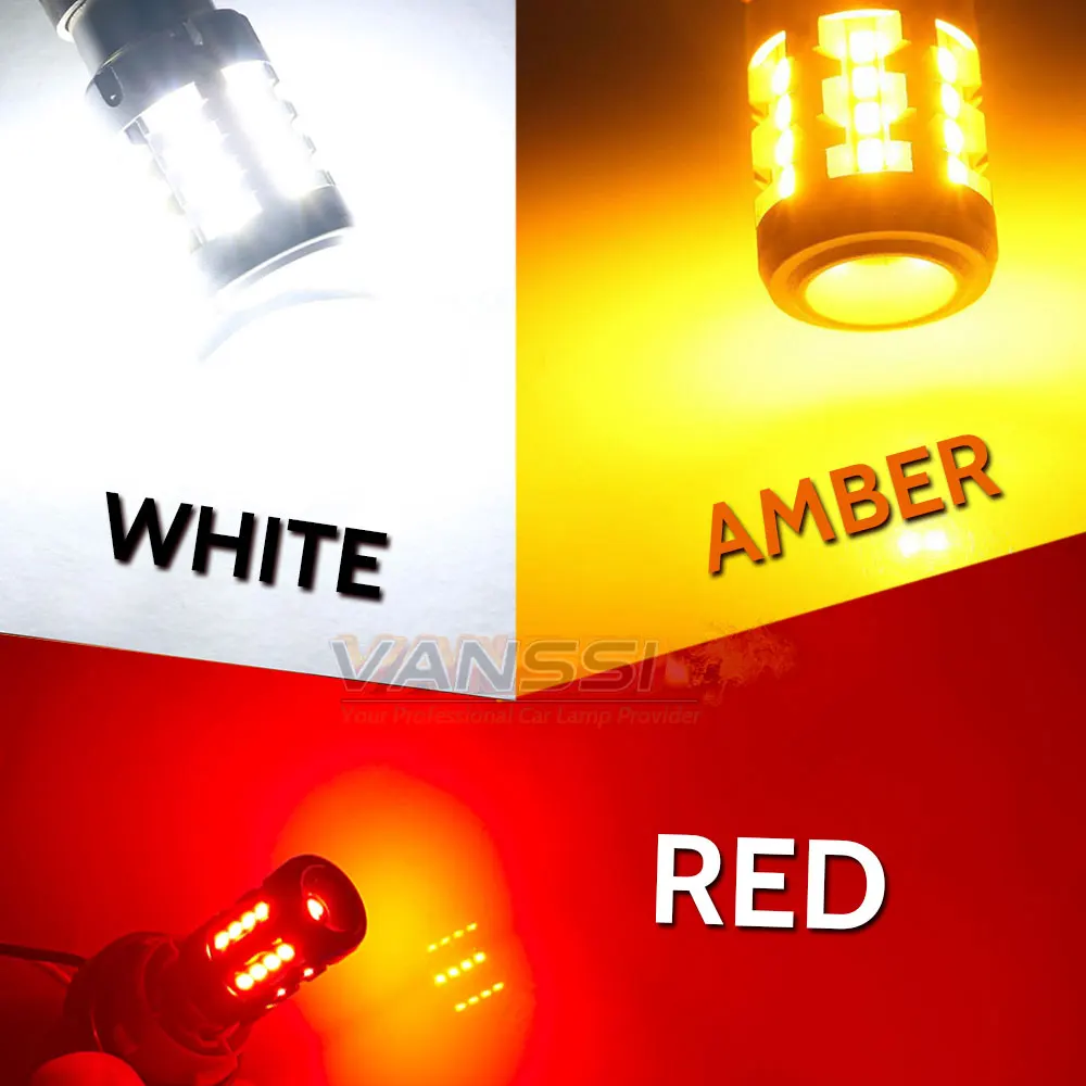 Super Bright Led 1157 Led Light Bulb P21/5W BAY15D Led Bulbs With 33SMD 5730 Chipsets For Brake Tu - View #5