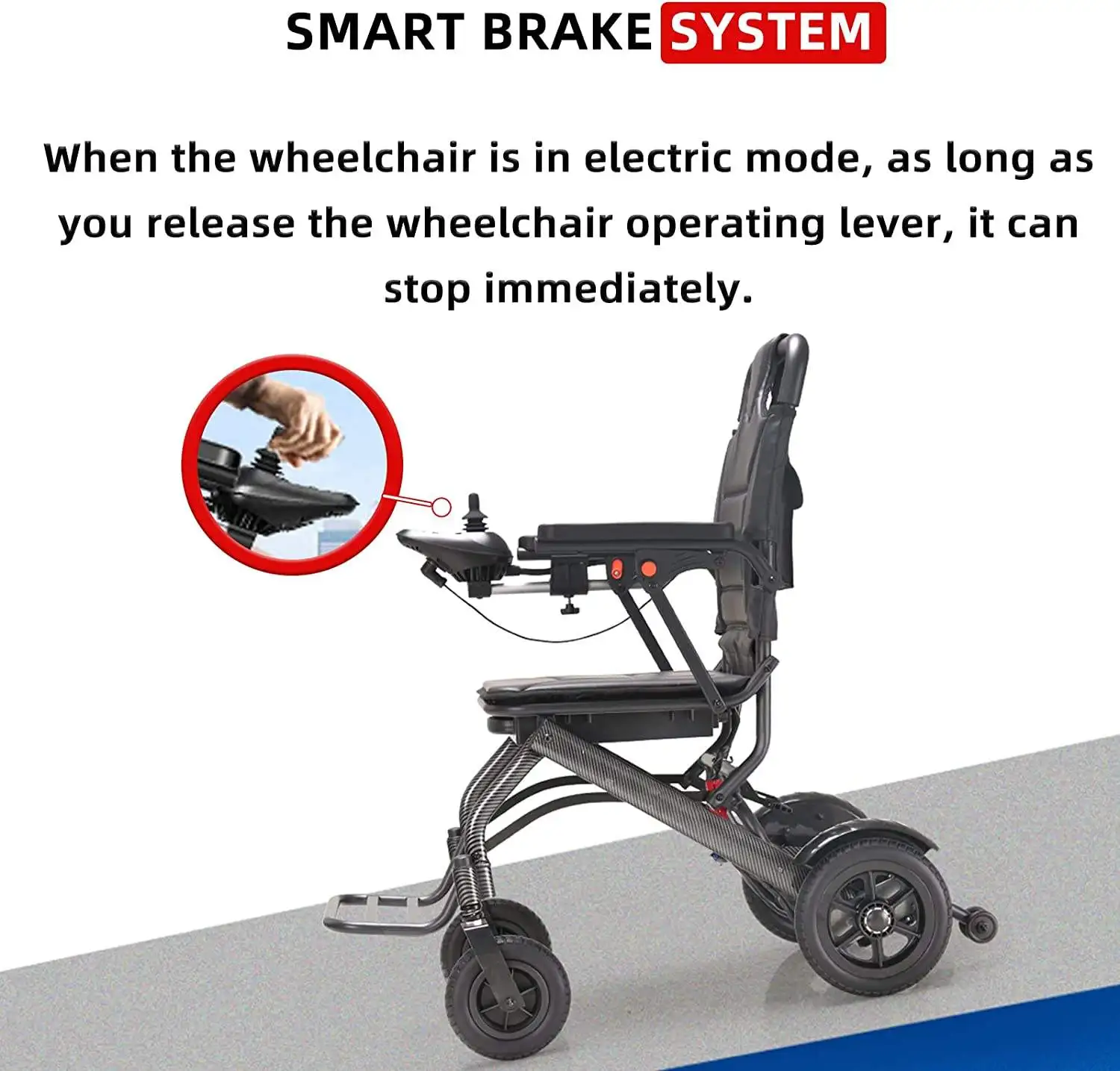 Electric Power wheelchair,Lightweight Foldable Powered Folding Carry Wheelchair Folding economy wheelchair For Disabled And Eld