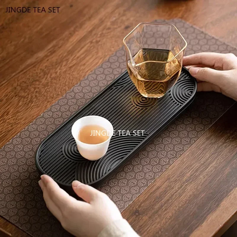 Melamine Water Storage Type Tea Tray Chinese Tea Accessories Home Decor