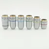 Biological Microscope Plan Objective Lens 4X 10X 20X 40X 60X 100X RMS Thread 160/0.17 5