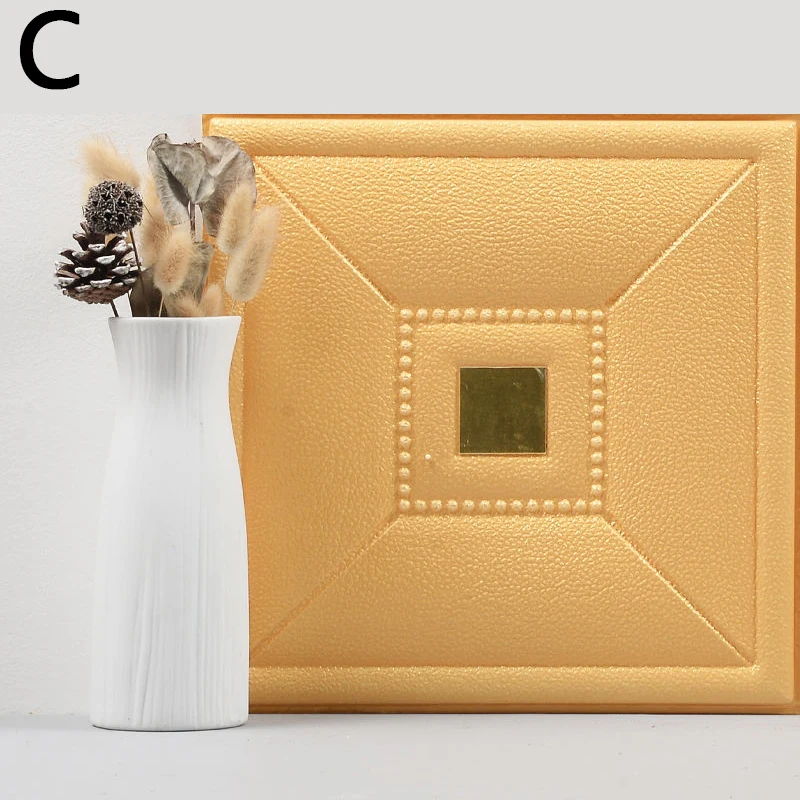 YapitHome 3D Wandpaneele Selbstklebend - 10 Stück 30x30 Cm Ziegeloptik