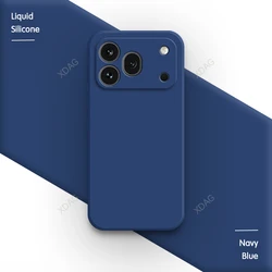 Enhanced Silicone Phone Case with Lens Protection - Durable Square Design, Soft Liquid Silicone Back Cover, Classic Style for Honor 600 Pro (Navy Blue)
