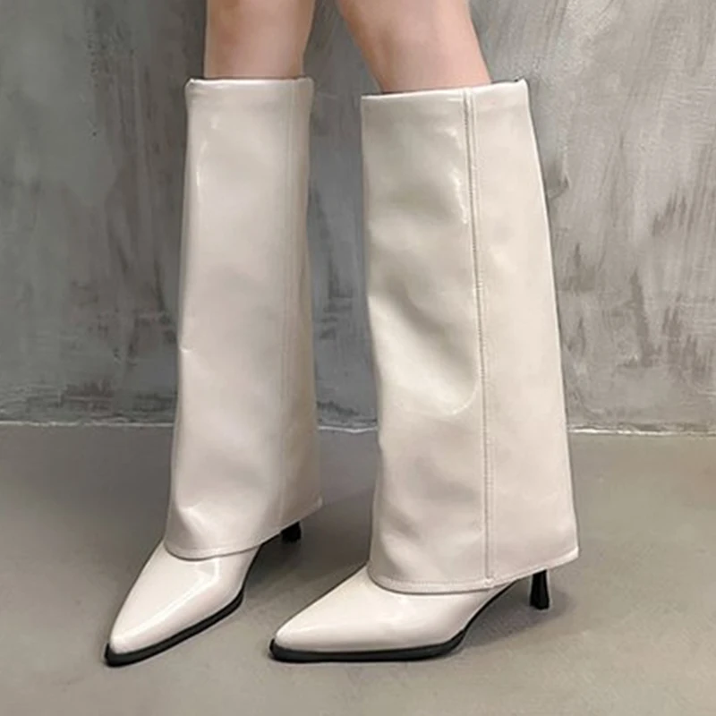 Off white fine heel