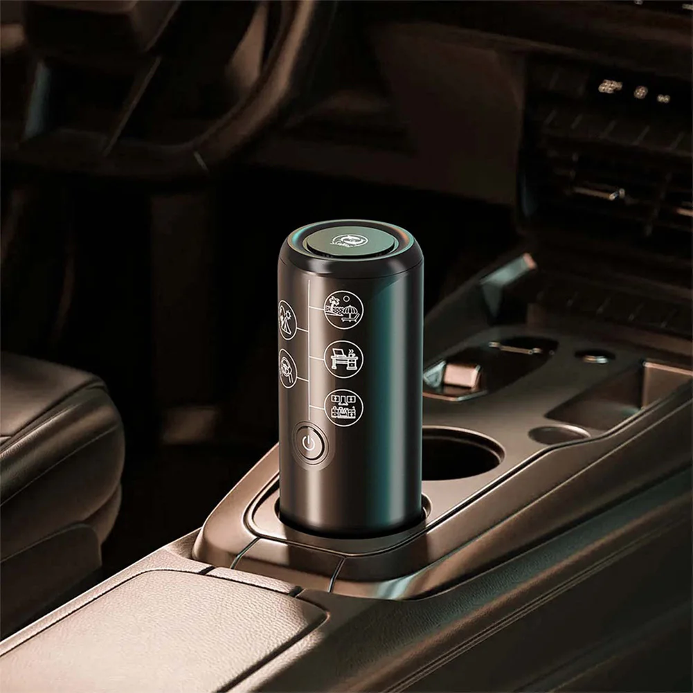 Wireless Electric Portable Espresso Coffee Machine for Car & Home Camping Coffee Maker 2-in-1 Capsule Powder Travel Coffee Maker 2