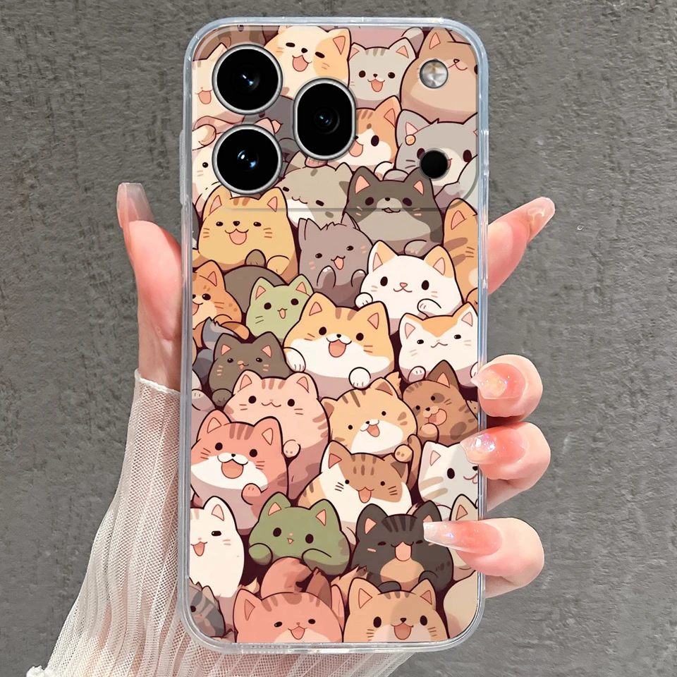 Cute Little Prince Anti-Slip Durable Transparent Phone Case - Silicone TPU Protective Shell