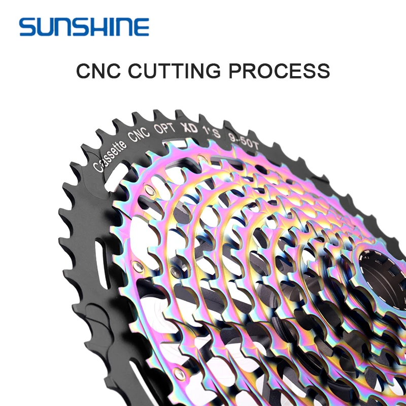 SUNSHINE MTB Bike CNC XD Cassette 11 12 Speed K7 12V/11V Mountain Bike Flywheel 10-50/52T Sprocket 9-50T 9-42T For SRAM GX EAGLE bicycle cassette bicycle parts bike sprocket