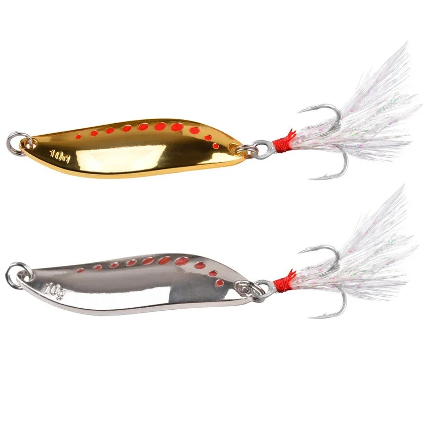 

Metal Vib Leech Spinners Spoon Lures 2.5g 5g 7.5g 10g 15g 20g 25g 30g Artificial Bait Lure Fishing Tackle for Bass Pike Perch