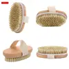 Dry Body Brushes Exfoliating Body Scrubbers Natural Bristles for Dry Skin Improve Circulation Stop Ingrown Hairs 3