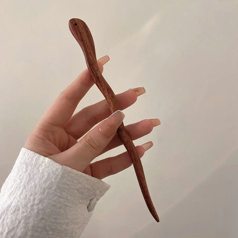 Hair Accessories Headdress Headwear Disk Hair Hanfu Hairpin Chinese Style Hair Fork Wooden Stick for Girl