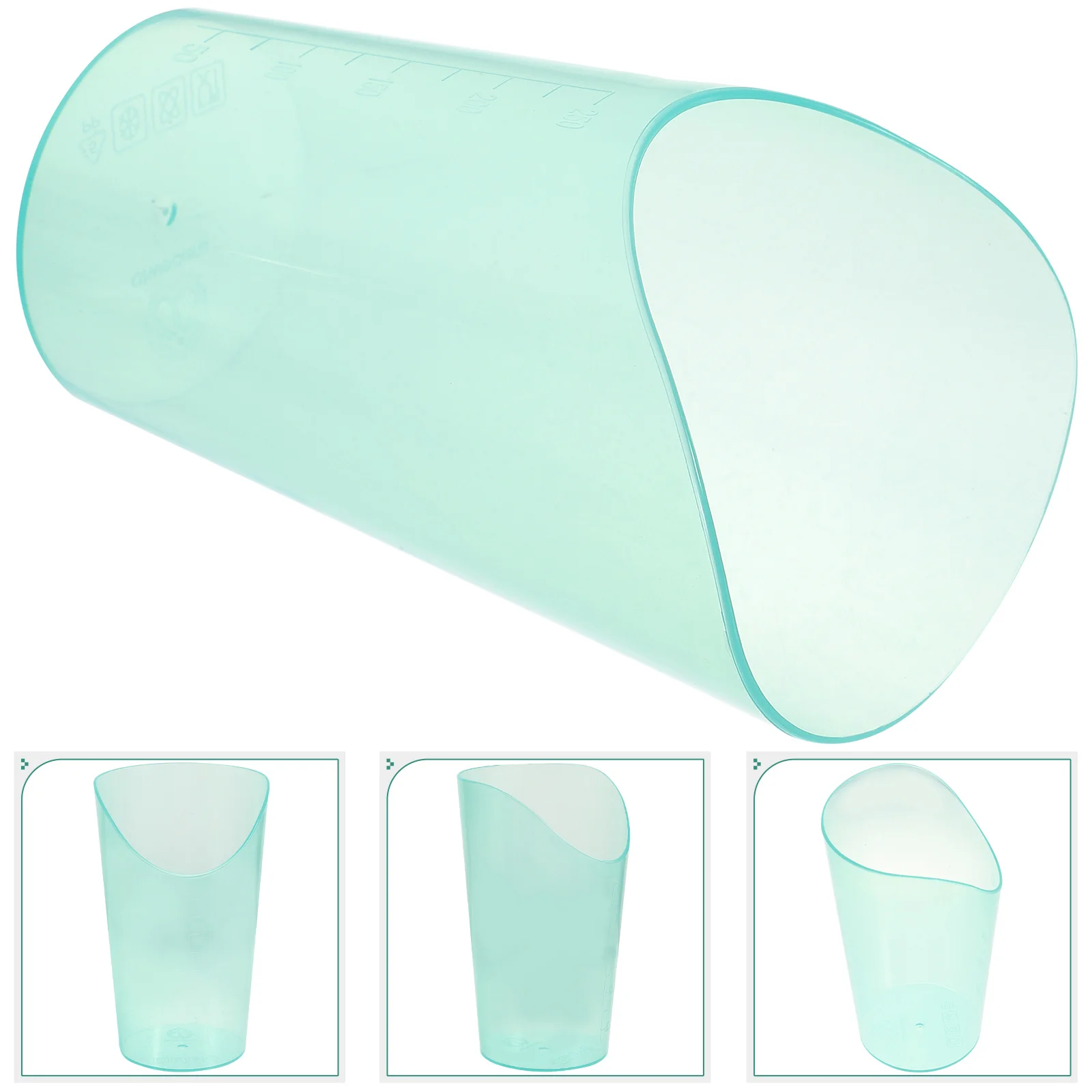 Inclined Mouth Choking Proof Cup Elderly Drinking Water Bottles Disabled Patient Cups Spill Proof Adults Maternity Unbreakable