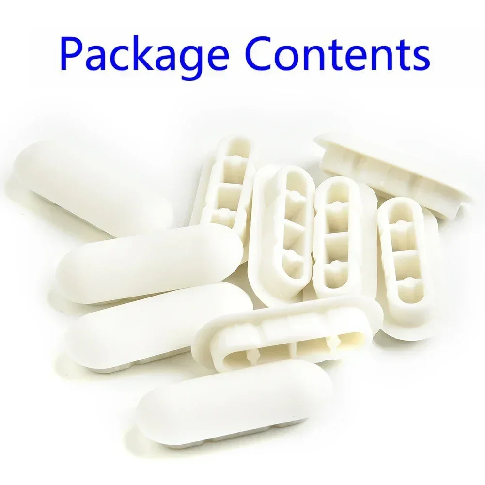 Toilet Seat Buffers Pack White Stop Bumper Seat Bumpers Toilet Lid Accessories Top Cover Cushion Adhesive Pads Toilet Absorber 6