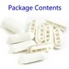 Toilet Seat Buffers Pack White Stop Bumper Seat Bumpers Toilet Lid Accessories Top Cover Cushion Adhesive Pads Toilet Absorber 6