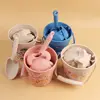 6PCS Summer Cartoon Beach Set Toys Children Digging Sand Plastic Bucket Watering Bottle Shovel Children Beach Water Play Toys 1