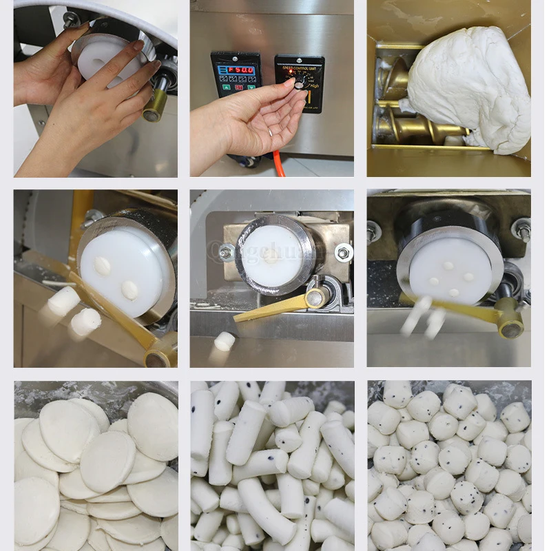 Dough Divider Electric Steamed Bakery Bread Max 500g Pizza Commercial Rounder Dumpling Extruder Machine