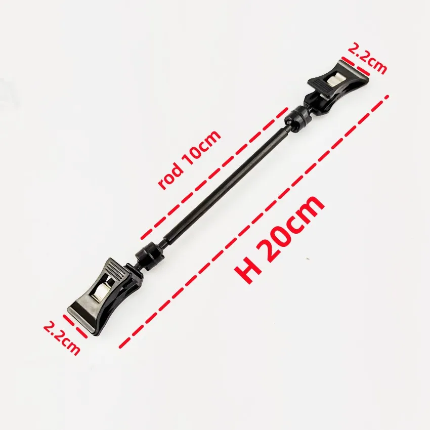 25pcs Plastic Merchandise Sign Paper Card Clamp Holder Display POP Clip Double Promotion