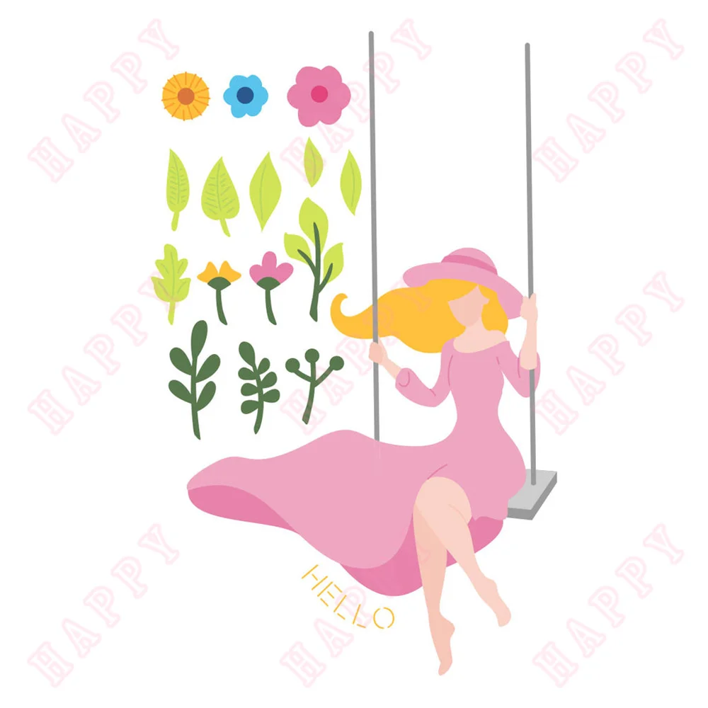 

Breezy Swing Beautiful Dress Metal Cutting Dies Scrapbook Diary Decoration Embossing Cut Die Template DIY Make Card Album 20223