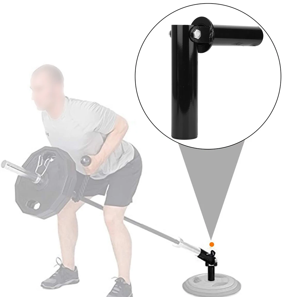 Rowing Barbell Core Training Rack Heavy-duty Steel High Low Pull Handle Fixed Base Bracket For 2inch Barbell T Bar Row Parts