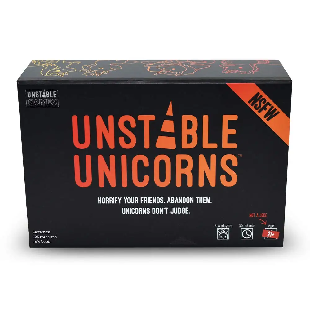 Board Games Unstable Unicorns English Family Party Expansion Basic Version Classic Control and Chaos Base Game
